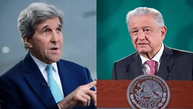 A la reunión con Kerry y AMLO también asisten empresarios y el embajador de los Estados Unidos en México