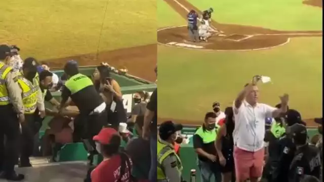 El hombre salió del estadio entre abucheos