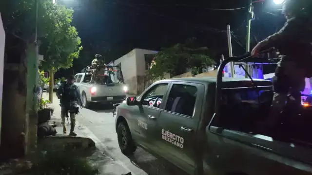 Ejército Mexicano, Marina y Guardia Nacional participaron en los cateos.