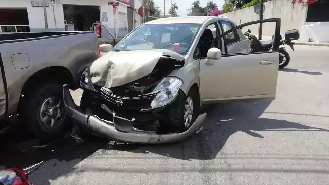 La conductora fue atendida por paramédicos de la SSP