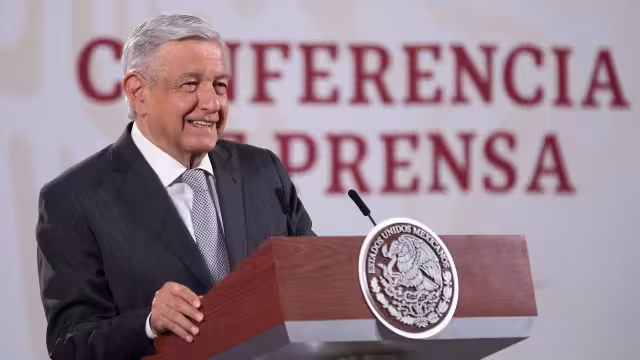 Presidente AMLO en conferencia de prensa