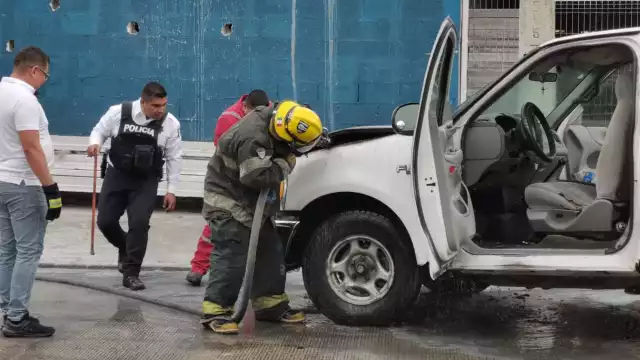 Por fortuna no hubo personas lesionadas durante el siniestro