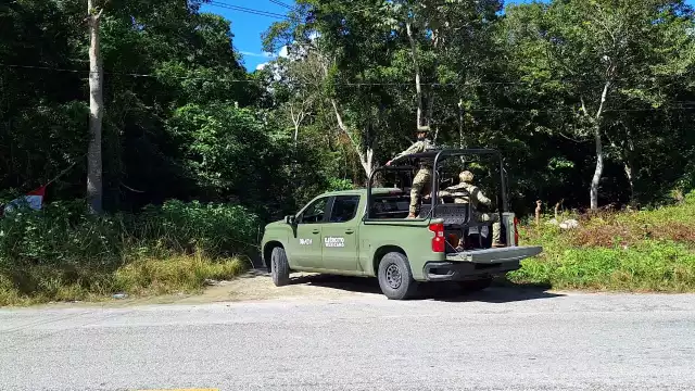 Los cuerpos abandonados junto a la carretera, además de estar embolsados, también estaban encitados
