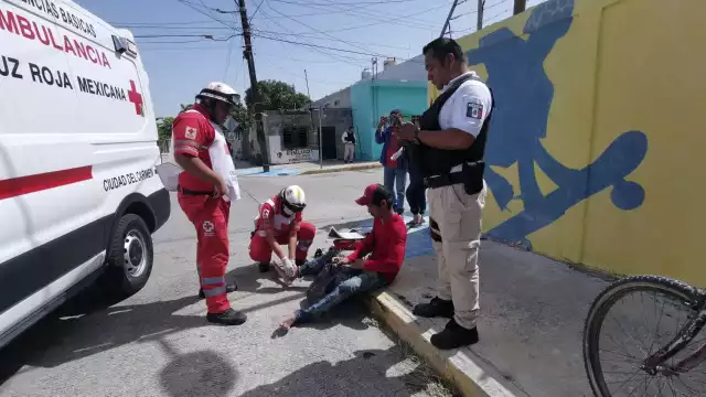 Joven ciclista fue atropellado por una camioneta en Ciudad del Carmen