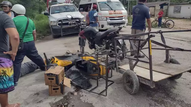 Llegaron a un acuerdo en el lugar, para evitar que llevaran las unidades al corralón.
