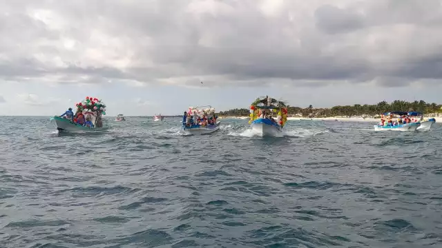Esta procesión se realiza desde 2003; agradecieron a la Virgen Guadalupana por trabajo y salud