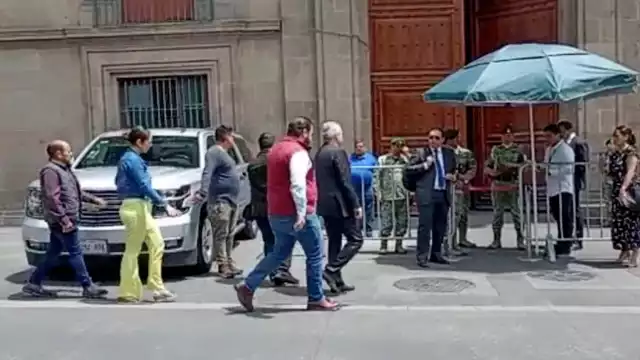 Los gobernadores arribaron por la tarde de este miércoles a Palacio Nacional