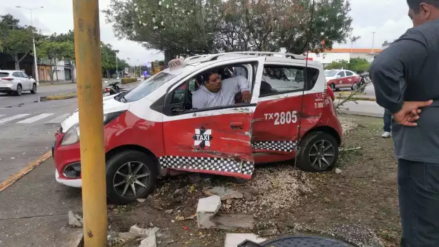 El percance fue turnado al Ministerio Público debido a la magnitud de los daños ocasionados