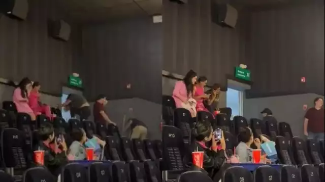 Rata se cuela en función de película Barbie