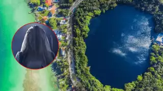 En uno de los cenotes se cuenta la leyenda de una bruja que ha cobrado la vida de muchos