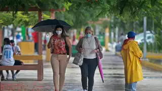 Las lluvias continuarán acompañadas de cielos nublados y ráfagas de vientos