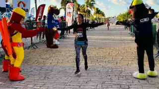 Desde adultos hasta niños participaron en la carrera