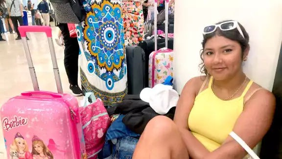La entrevistada mencionó que pese a otras alternativas turísticas, ella y su familia siguen escogiendo el mar Caribe