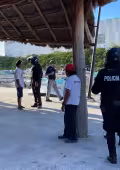 Delincuentes obligan a pescadores a lanzarse al mar en Campeche