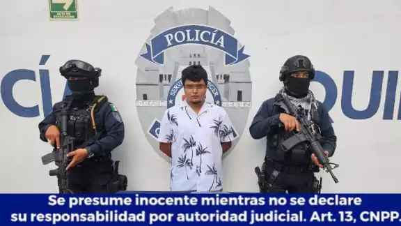 El asegurado, identificado como Alexis “N”, intentó huir cuando se percató de la presencia de la Policía Municipal El asegurado, identificado como Alexis “N”, intentó huir cuando se percató de la presencia de la Policía Municipal