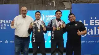 Campechanos conquistan 9 oros en levantamiento de pesas en los Juegos Nacionales 2025