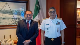 Puerto de Altura de Progreso entra en nueva etapa; Semar y Gobierno de Yucatán revisan avances de la obra