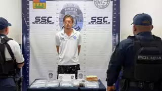 Detienen a holandés por presunta posesión de drogas en Playa del Carmen