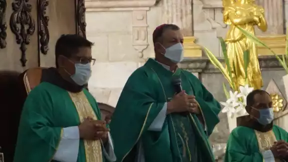 El Obispo de Campeche asegura que de los 50 sacerdotes contagiados, la mayoría no ha requerido hospitalización El Obispo de Campeche asegura que de los 50 sacerdotes contagiados, la mayoría no ha requerido hospitalización