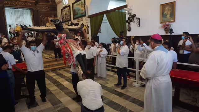 Continúan las festividades por el Cristo Negro de San Román