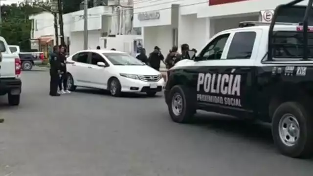 Un presunto intento de ejecución tuvo lugar frente a un bar en Cozumel