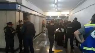 El caos se desató en el Metro de la CDMX cuando sucedió el ataque
