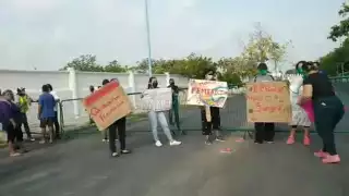 La Red Feminista exigió justicia al Gobierno de México