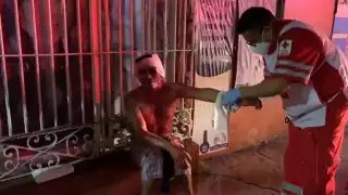 Los involucrados fueron trasladados a hospitales diferentes para luego ser consignados a las autoridades