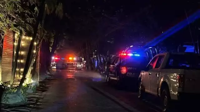 Los cuerpos fueron trasladados a las instalaciones del servicio médico forense