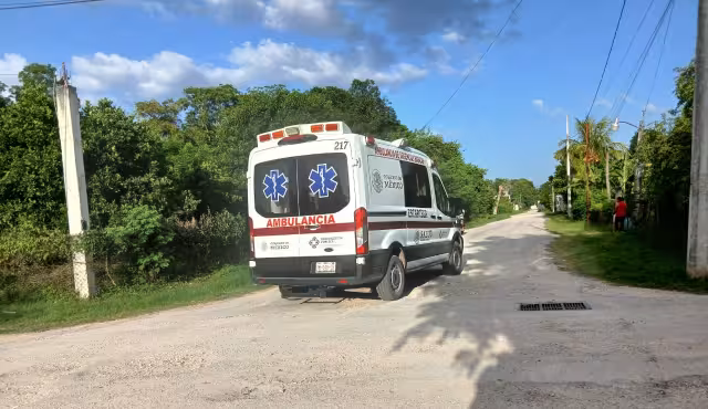 SAMU traslada a hospital a paletero accidentado