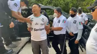 El hombre en estado de ebriedad fue llevado a los separos del municipío de Uayma