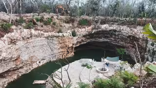 Proyecto turístico en Abalá arrasa con vegetación, perfora un cenote y excava túneles para río subterráneo