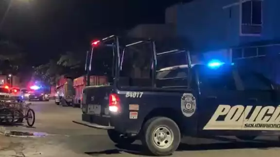 Las autoridades policiales montaron un operativo en la zona para tratar de localizar al presunto responsable Las autoridades policiales montaron un operativo en la zona para tratar de localizar al presunto responsable