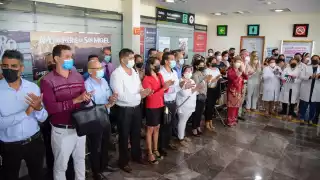 Los médicos cubanos llegaron a Cuba el pasado 9 de septiembre