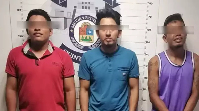 Uno de ellos amagó al trabajador con hacerle daño con un pedazo de botella de vidrio