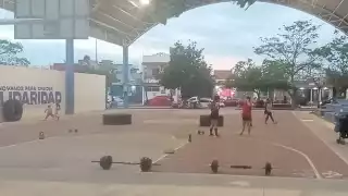 Acusan al entrenador de usar el parque como gimnasio privado