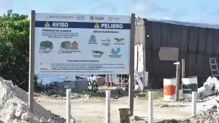Bloquean accesos a la zona de manglares en Chicxulub Puerto