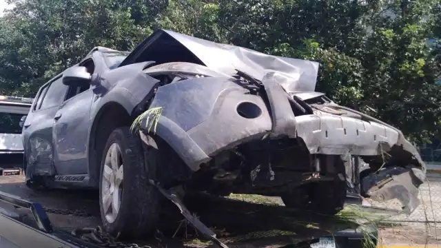 La mujer perdió el control de su vehículo cuando transitaba cerca de Chichi Suárez