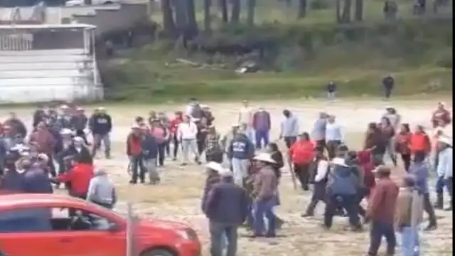 Varias personas muertas fueron el resultado del enfrentamiento de esta tarde en Texcaltitlán