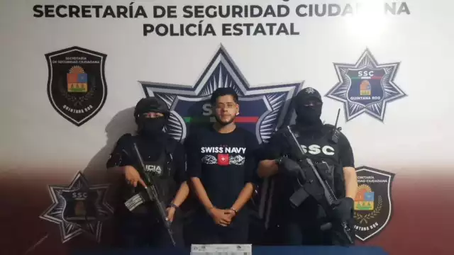 Detienen a Hombre por Conducir a Exceso de Velocidad con Placas Falsas en Benito Juárez