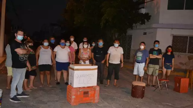 Los vecinos se quejaron porque llevan más de 24 horas sin luz