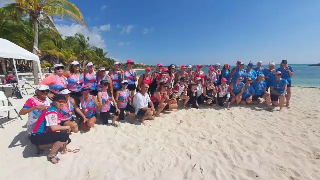 Se contó con la presencia del doctor Donald Mackenzie, pionero en la investigación de este deporte, el equipo logró un tiempo de 1:08.361, en 200 metros