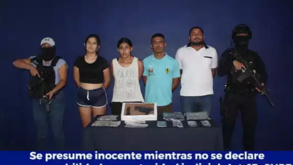 Los cuatro detenidos fueron turnados por su probable participación en delitos contra la salud Los cuatro detenidos fueron turnados por su probable participación en delitos contra la salud