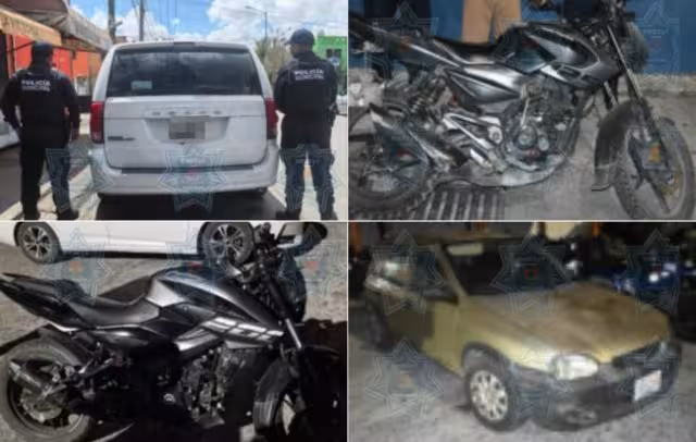 Los vehículos con reporte de robo que fueron localizados.