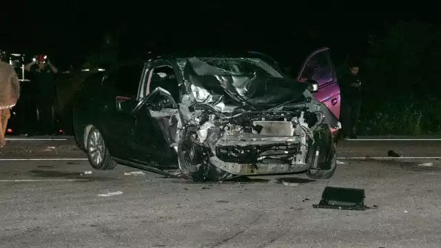 La unidad quedó destrozada