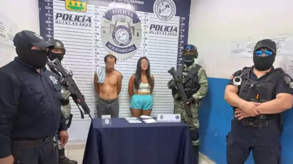 Elementos de la SSP detienen a pareja con narcóticos en Quintana Roo Elementos de la SSP detienen a pareja con narcóticos en Quintana Roo