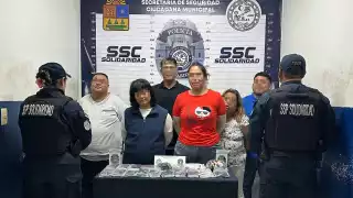 Detienen a seis chilangos por presunto robo en colonia Centro de Playa del Carmen