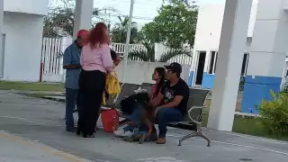 La mamá, padrastro y el hermano del menor desaparecido llegaron a la FGE Quintana Roo en Chetumal para comprobar su parentesco