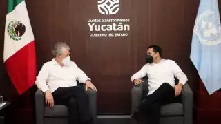 Vila se reunió con el coordinador de la ONU en México
