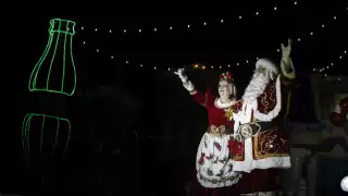 El show navideño para el encendido del pino ya fue presentado